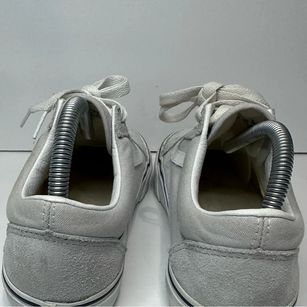 Used Vans Men's Gray Suede Sneakers